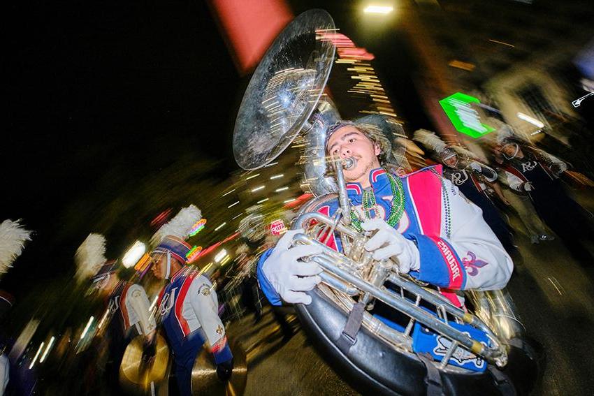 Jaguar Marching Band with French Horn